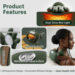 Wireless Neck & Back Massager with Heat — 4D Kneading Shiatsu Deep Tissue thumbnail 2